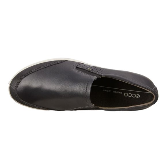 Ecco Slip On Shoes Black Leather Collin 2.0 Casual Sneakers Mens Size 6 EU 40 main image 8